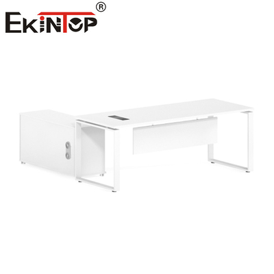 Bàn nội thất văn phòng sang trọng Bàn văn phòng điều hành hình chữ L bằng gỗ hiện đại