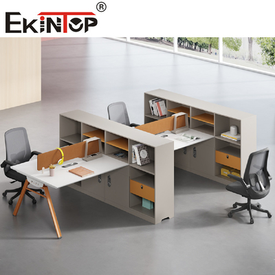 Convertible Open Staff Office Workstation Đặt bàn máy tính Bàn nội thất thương mại