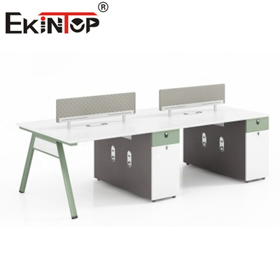 bàn làm việc văn phòng dạng mô-đun bền Bàn nội thất thương mại Bàn nhân viên