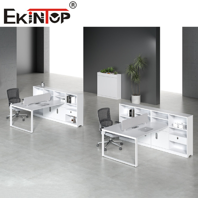 Nội thất hệ thống máy trạm phân vùng văn phòng 2-8 người Hình chữ nhật