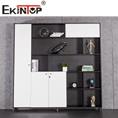 4 ngăn kéo Tủ hồ sơ chống cháy bên Tủ sách gỗ cho nội thất văn phòng