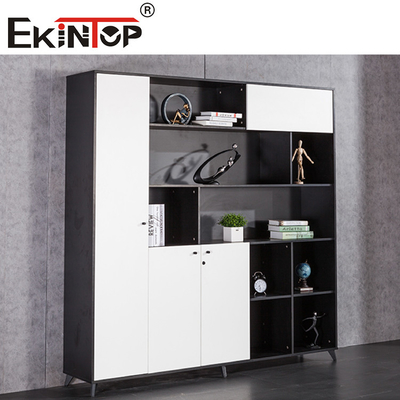 4 ngăn kéo Tủ hồ sơ chống cháy bên Tủ sách gỗ cho nội thất văn phòng