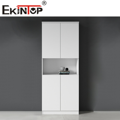 4 ngăn kéo Tủ hồ sơ chống cháy bên Tủ sách gỗ cho nội thất văn phòng