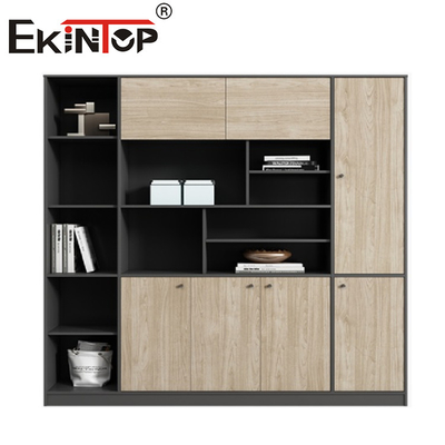 Tủ hồ sơ chống trầy xước có ngăn kéo Tủ hồ sơ gỗ lưu trữ
