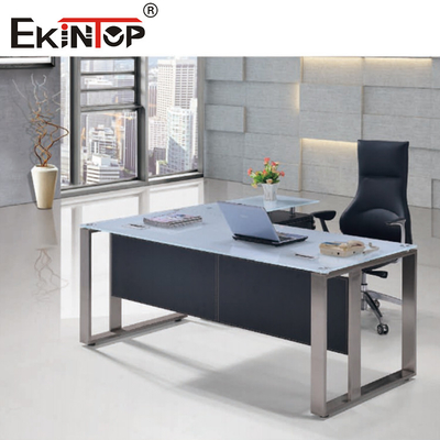 SGS Executive Glass Office Desk Corner Table Đồ nội thất nhà