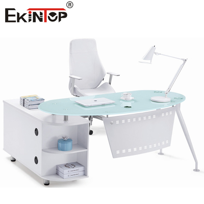 Học sinh Học văn phòng Kính cường lực Bàn kính dày cứng Các góc tròn