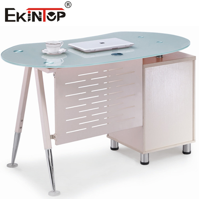 Chiếc bàn kính nhỏ sang trọng Với tủ lưu trữ