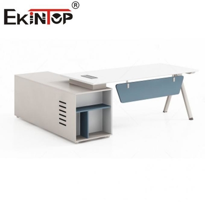 Bàn văn phòng hình chữ L có thể mở rộng sang trọng Bàn quản lý điều hành Kích thước tùy chỉnh