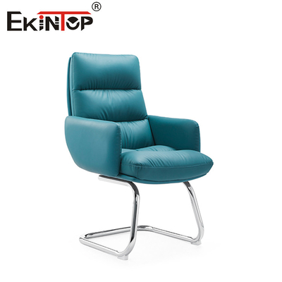 Chiếc ghế ghế da màu xanh hiện đại thiết kế đẹp đẽ cho không gian đương đại