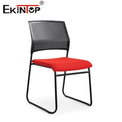 Plastic Mesh Back Hít thở ghế đệm Đen Đỏ ghế tập luyện