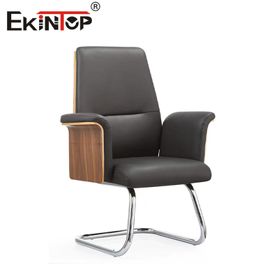 Nghe âm thanh hấp thụ ghế văn phòng da ergonomic với dây quay