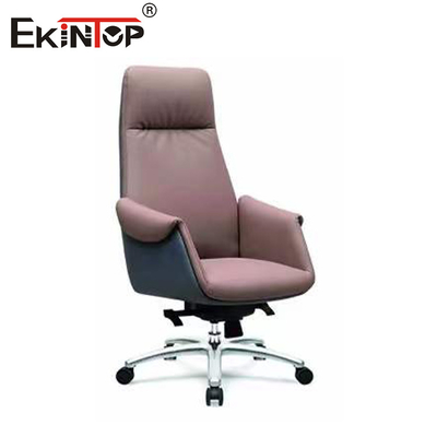 Trong nhà PU Ergonomic Swivel da ghế văn phòng cao ODM