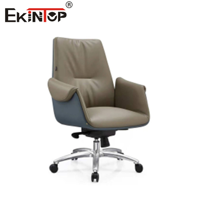 Trong nhà PU Ergonomic Swivel da ghế văn phòng cao ODM