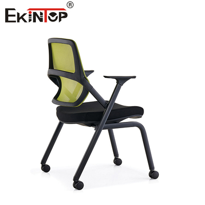 Nằm tay 3D có thể gập lại ghế tập luyện Green Mesh Back With Wheels