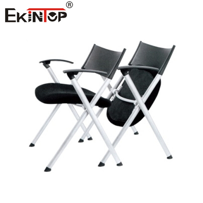 Ghế đào tạo lưu trữ tích hợp Gấp ghế nhựa màu đen với máy tính bảng