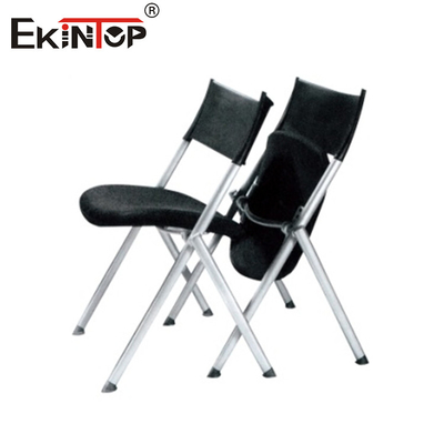 Ghế đào tạo lưu trữ tích hợp Gấp ghế nhựa màu đen với máy tính bảng