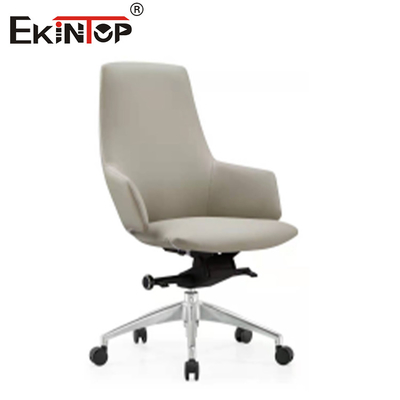 ODM ghế văn phòng ergonomic với gối tay bằng da và bánh xe nâng khí điều chỉnh