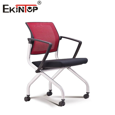 Nhiều màu xếp chồng ghế văn phòng sinh viên lưới vải hội nghị đào tạo gấp