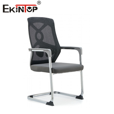 Chỗ ngồi trượt ghế văn phòng hỗ trợ cánh tay nhựa lưới đen kích thước tiêu chuẩn