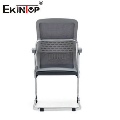 Gray Mid Back Modern Minimalistic Style Mesh Office Chair With Armrests ghế văn phòng màu xám