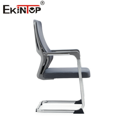 Mid Back Chỗ ghế văn phòng màu đen với lưng lưới và khung kim loại