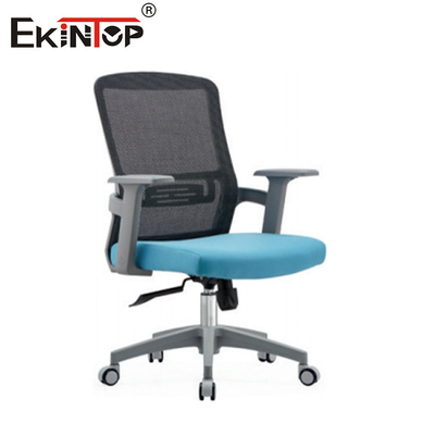Chế độ mạnh mẽ giữa ghế văn phòng lưới với hỗ trợ cánh tay và chiều cao điều chỉnh