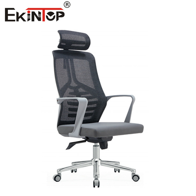 Nhiều mục đích Gray Mesh ghế văn phòng ergonomic với chiều cao điều chỉnh và quay
