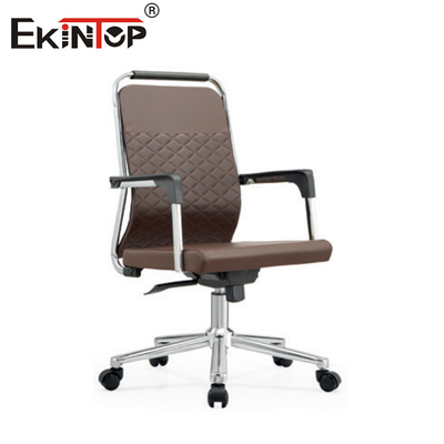 Mid Back ghế văn phòng da tổng hợp với dựa cánh tay tùy chỉnh