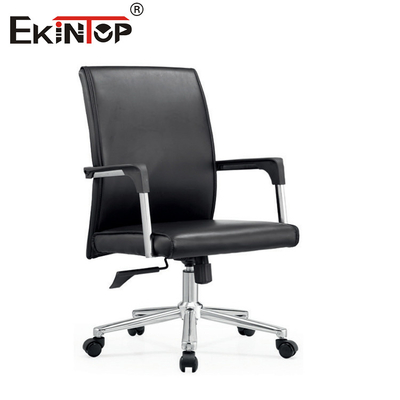 Mid Back ghế văn phòng da tổng hợp với dựa cánh tay tùy chỉnh