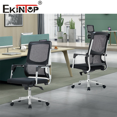 Black Mesh ghế văn phòng ergonomic phong cách hiện đại kích thước tiêu chuẩn