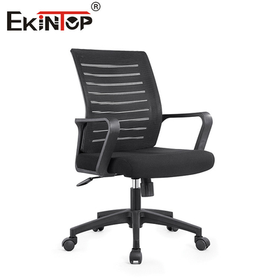 Ghế phòng tập luyện màu đen bằng vải lưới với phong cách hiện đại
