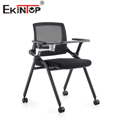 Ghế huấn luyện gấp theo phong cách hiện đại với bánh tay và vật liệu lưới