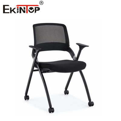 Ghế huấn luyện màu đen với yên tay Vật liệu lưới thở và lưng lưới