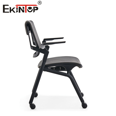 Ghế tập có thể gập lại màu đen với chất liệu lưới Phong cách hiện đại
