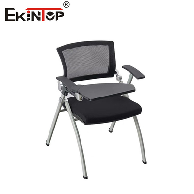 Ghế văn phòng đào tạo chân kim loại có thể gập lại màu đen theo phong cách hiện đại