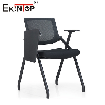 Ghế tập lưới màu đen có tay vịn có thể gập lại theo phong cách hiện đại