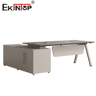 Bàn làm việc giám đốc hình chữ L phong cách hiện đại Phù hợp với không gian văn phòng