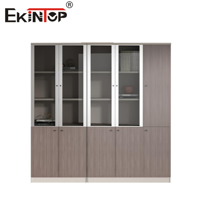 Tủ tập tin rộng với cửa sổ thủy tinh Capacity Industrial Style