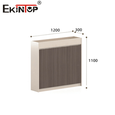 Tủ hồ sơ bằng gỗ theo phong cách nông thôn với không gian lưu trữ cho văn phòng