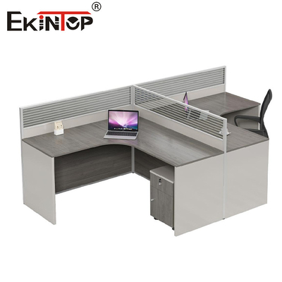 Phòng làm việc văn phòng hiện đại 6 người Văn phòng Bàn văn phòng Bàn văn phòng với ngăn kéo cho nhân viên