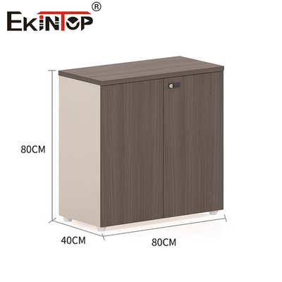 Tủ hồ sơ bằng gỗ óc chó phong cách hiện đại dưới bàn có thể tùy chỉnh