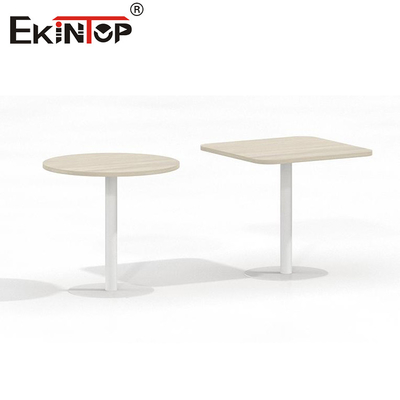 Bàn cà phê bằng gỗ với phong cách hiện đại và chân đế kim loại Nhà sản xuất trực tiếp