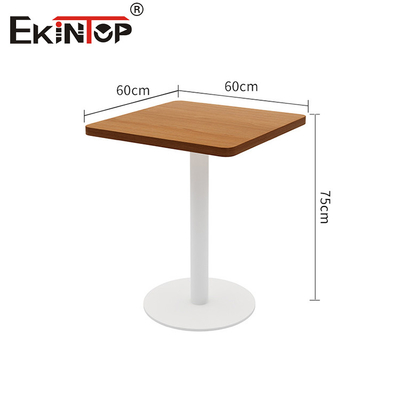 Bàn cà phê bằng gỗ với phong cách hiện đại và chân đế kim loại Nhà sản xuất trực tiếp