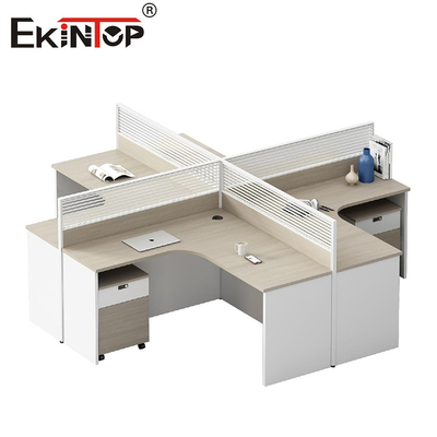 Thiết kế nội thất văn phòng hiện đại Vách ngăn gỗ Bàn làm việc văn phòng