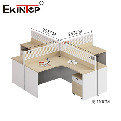 Thiết kế nội thất văn phòng hiện đại Vách ngăn gỗ Bàn làm việc văn phòng