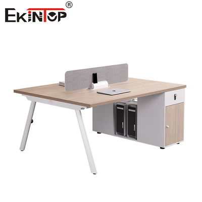 Văn phòng kiểu công nghiệp Bàn văn phòng với tủ lưu trữ