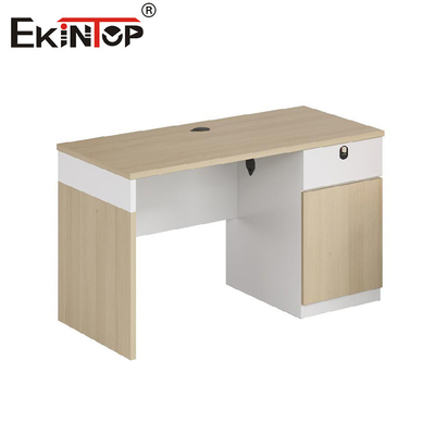 Walnut Văn phòng bàn nhân viên bàn với ngăn kéo phong cách hiện đại