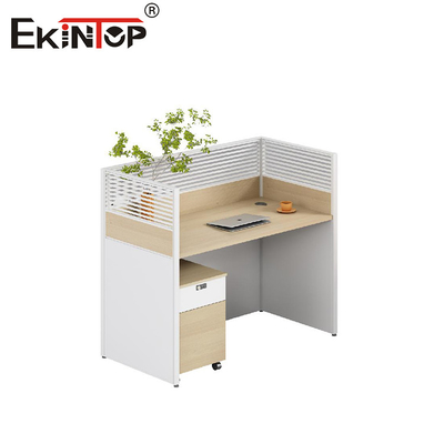 Thiết kế hiện đại Walnut Office Workstation Staff Desk cho không gian văn phòng