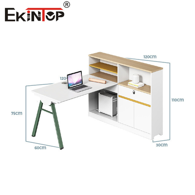Máy trạm văn phòng chân kim loại theo phong cách kinh doanh hiện đại có thể tùy chỉnh