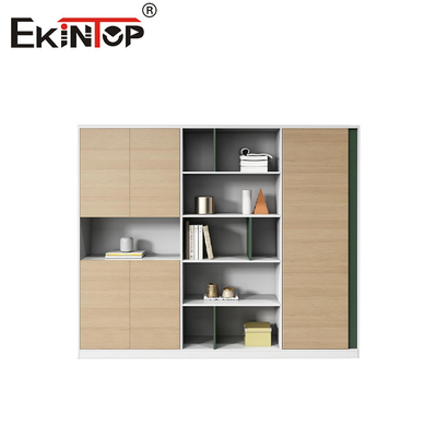 Khung gỗ màu quả óc chó tủ hồ sơ văn phòng đồ nội thất văn phòng nội thất